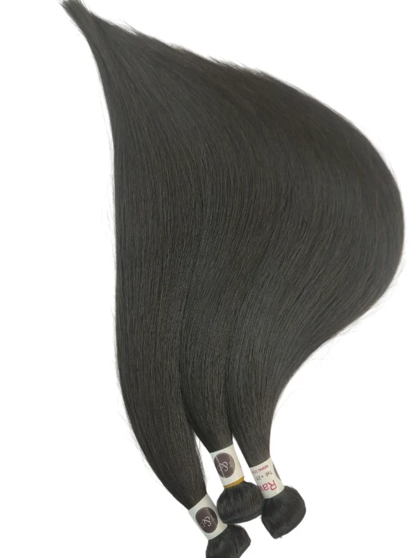 raw human hair bundles straight hair weaves