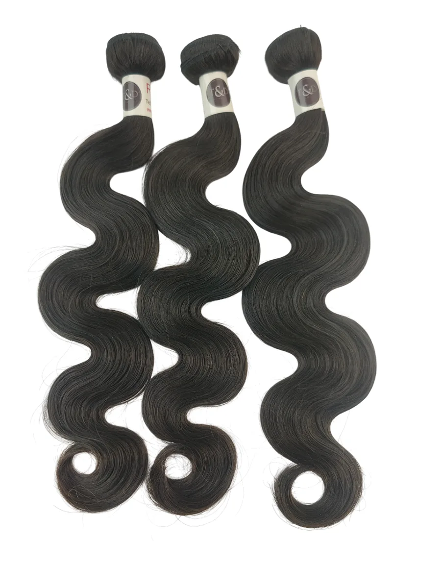 body wave bundles raw human hair weft