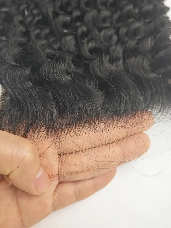 6x6 hd lace closure jerry curl-1 Jerry Curly Hair Closure