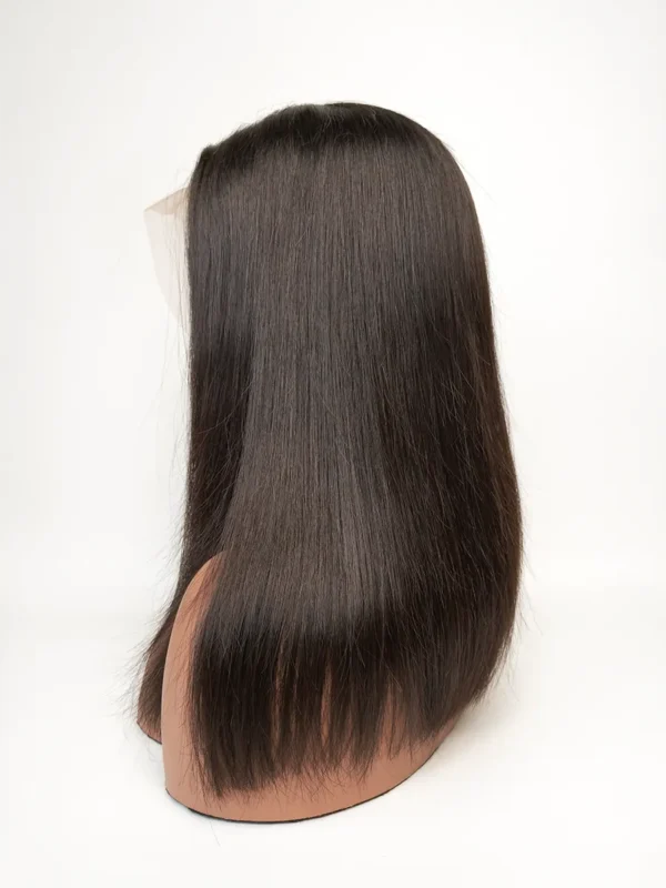 13x4 transparent lace frontal bob wig straight-8 Bob Wig Raw Human Hair